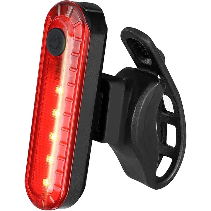 Kerékpár lámpák, ultraerős LED, piros, vízálló, könnyen felszerelhető készlet