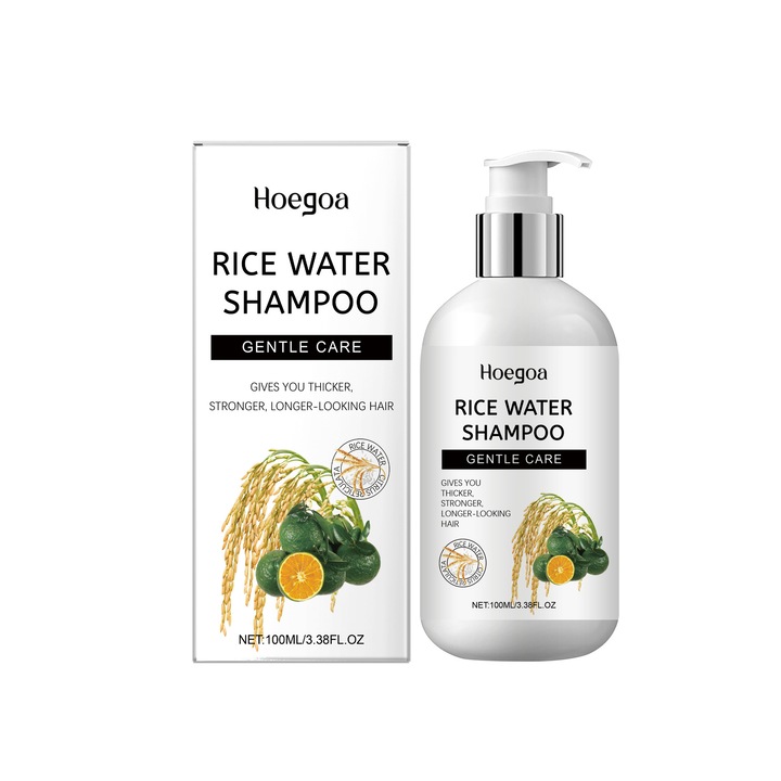 Sampon, 100ml, rizskivonat, fejbőrtisztítás, hidratálás, univerzális