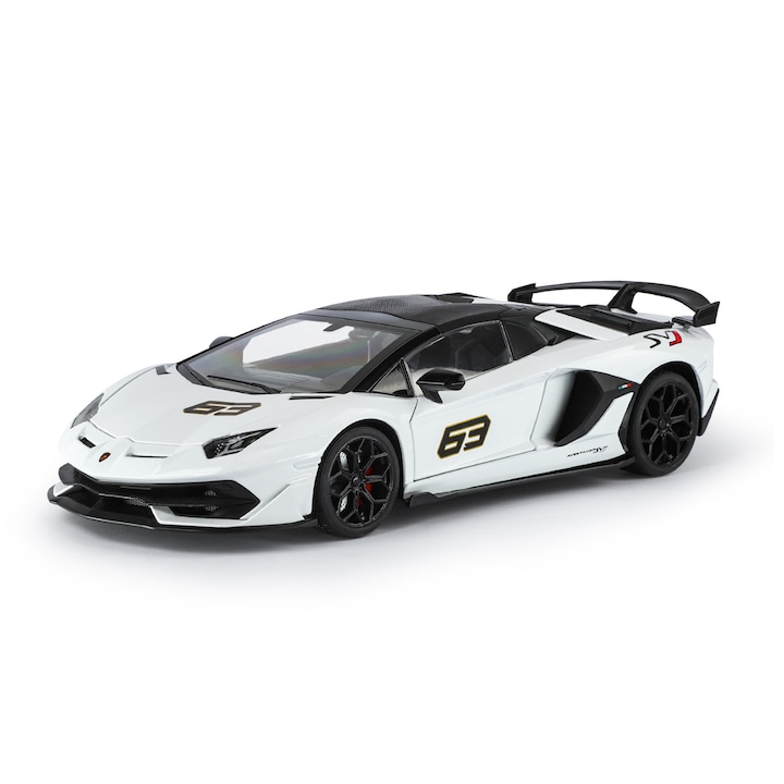 Játékautó Lamborghini Aventador, fém, hang és fény, méret 26-30cm