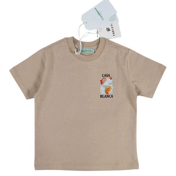 Gyermek póló, bézs, 140 CM, lányoknak