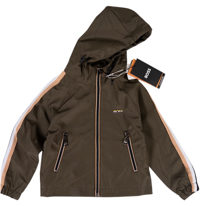 Jachetă pentru copii, maro, 152 cm