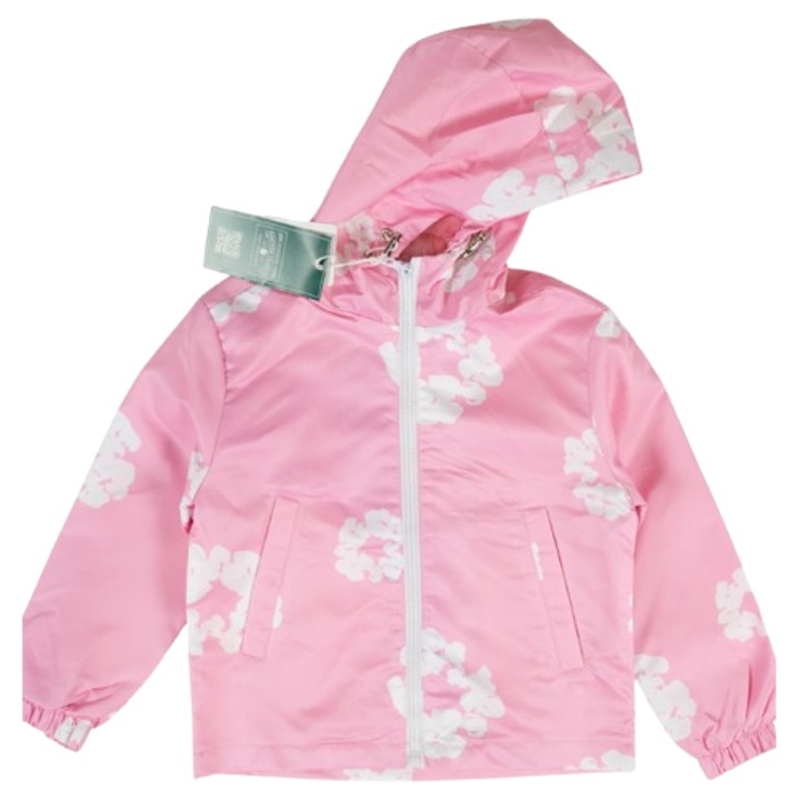 Jachetă pentru copii, roz, bumbac, mărimea 152 cm