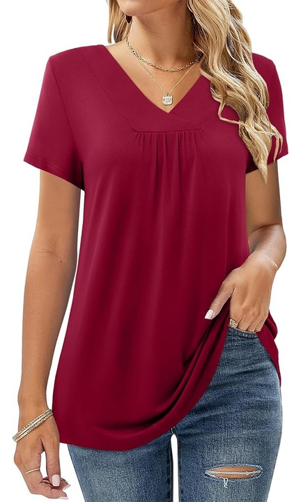 Tricou de vara pentru femei, Rosu M