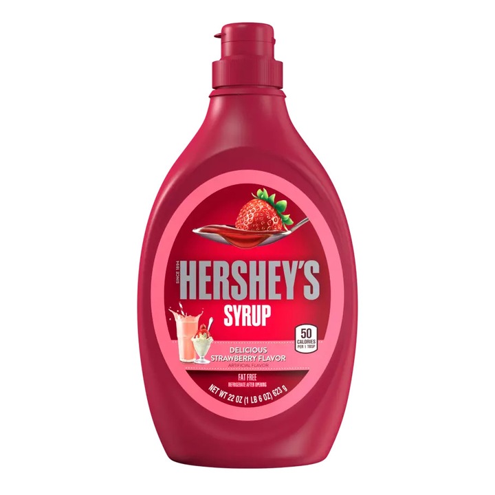 Sirop cu aroma de capsuni, Hershey’s, 623 g