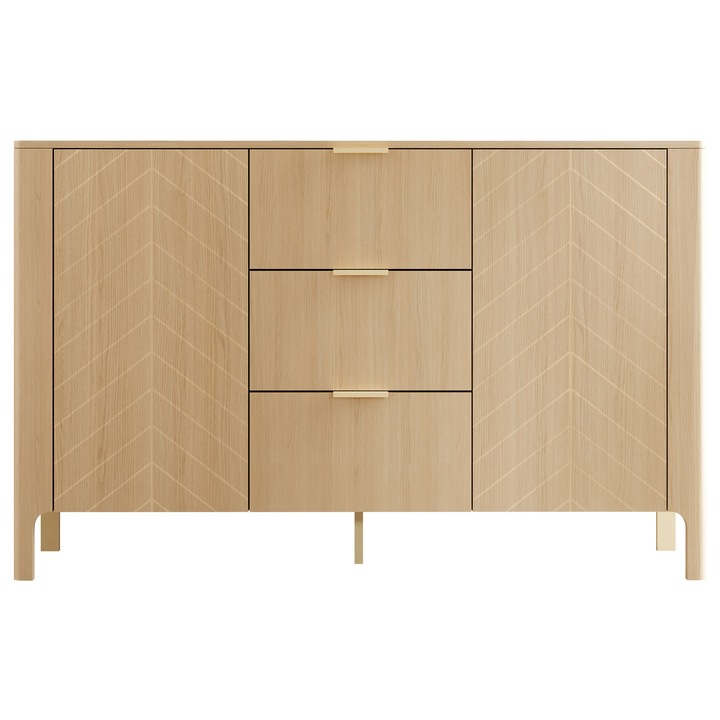 Comoda living Malony ML01, MIRJAN 24, stejar vicenza, 41x154x96 cm