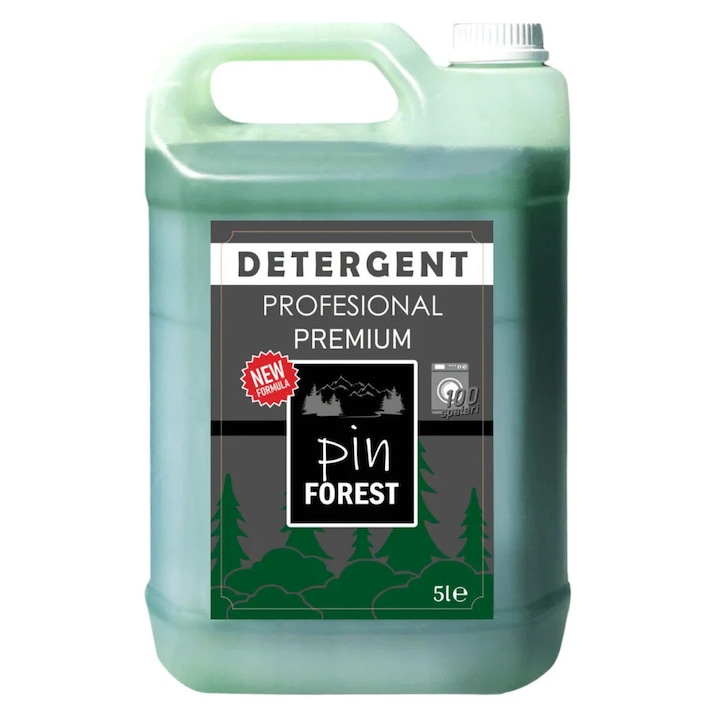 Detergent universal Fabrica de Detergent, lichid, 5L, 100 spalari, compatibilitate buna cu pielea sensibila