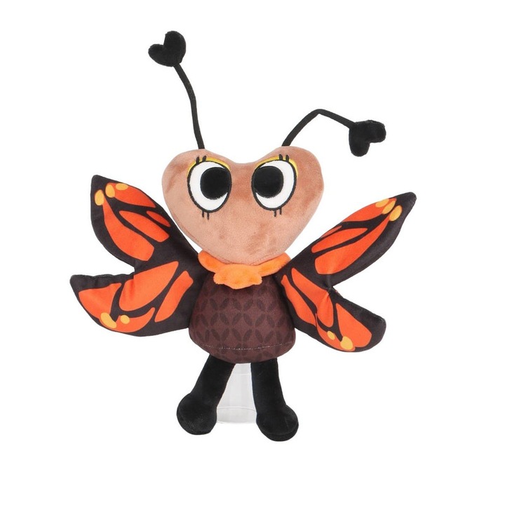 Dandy's World Game Peripheral Papusa de plus Jucarie de desene animate Fluture portocaliu 25cm