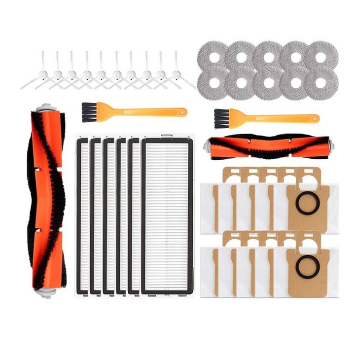 Set piese de schimb pentru aspirator robot Xiaomi Mijia 1s/2s/3s, perii principale, filtre, lavete