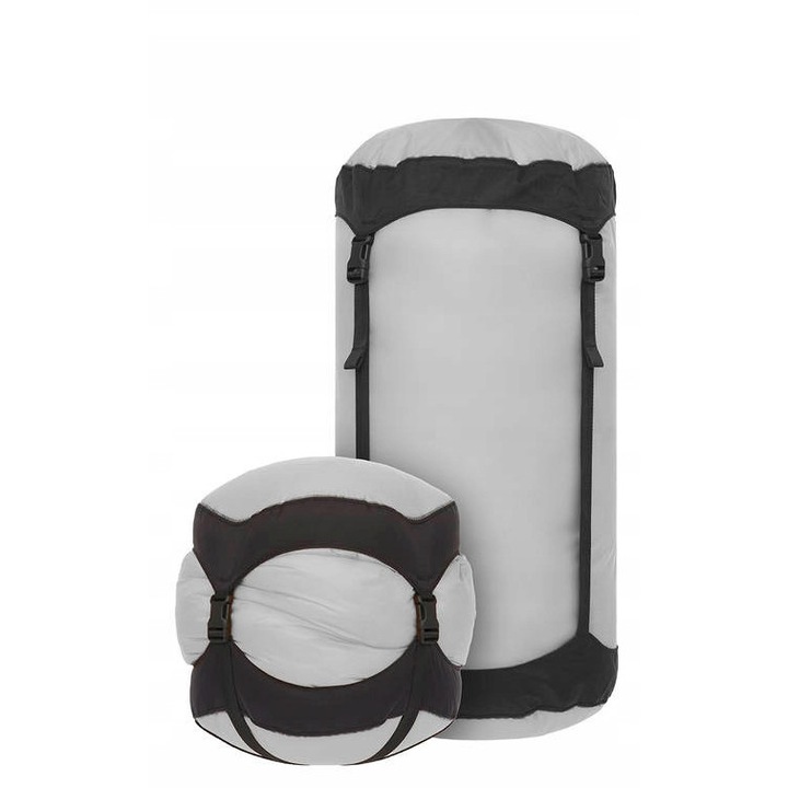 Sac de compresie Sea To Summit Ultra-Sil 20L, gri, material waterproof, dimensiuni 24x24x47.5cm