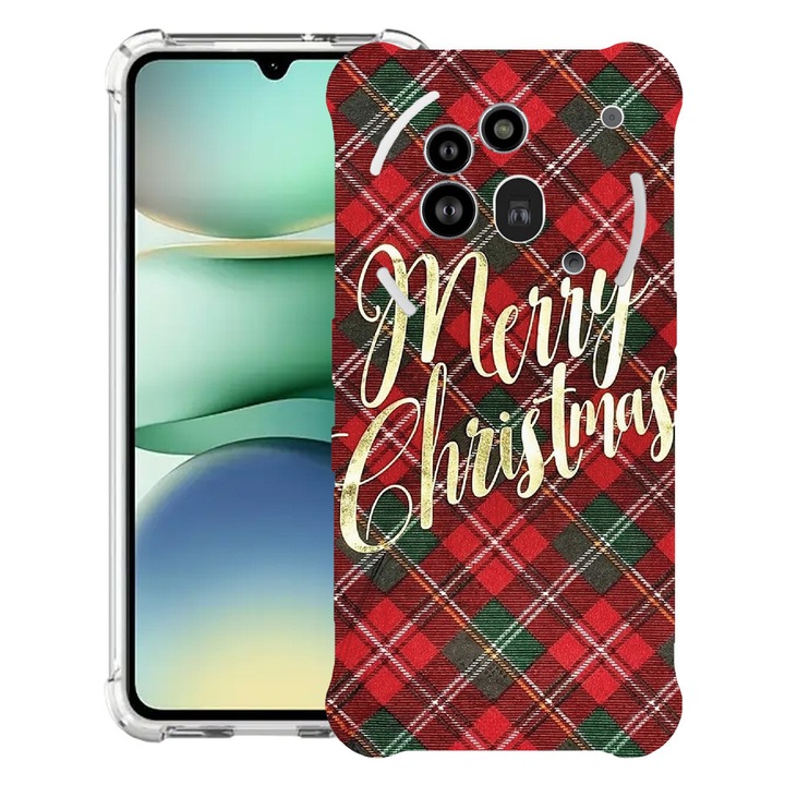 BestCase® Husa Anti Shock 1.5mm Compatibil cu Nothing Phone (3a) Pro, cu Design Merry Christmas, Reinforced 4 Corners, 3119592 AS 1362