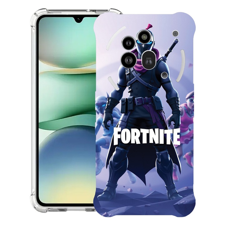 BestCase® Устойчив на удар калъф 1.5мм Съвместим с Nothing Phone (3a) Pro, с дизайн Fortnite, Подсилени 4 ъгъла, 3119592 AS 1689