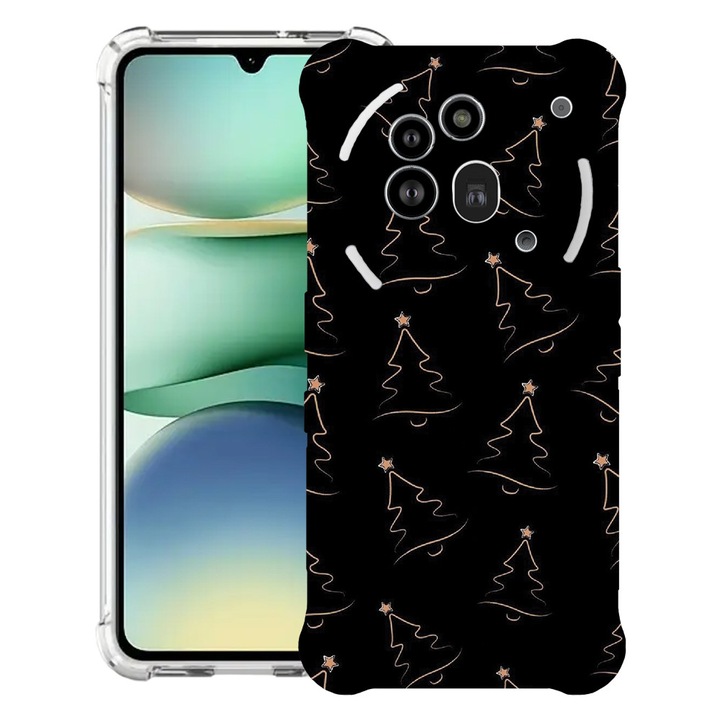 BestCase® Husa Anti Shock 1.5mm Compatibil cu Nothing Phone (3a) Pro, cu Design Xmas tree, Reinforced 4 Corners, 3119592 AS 1357