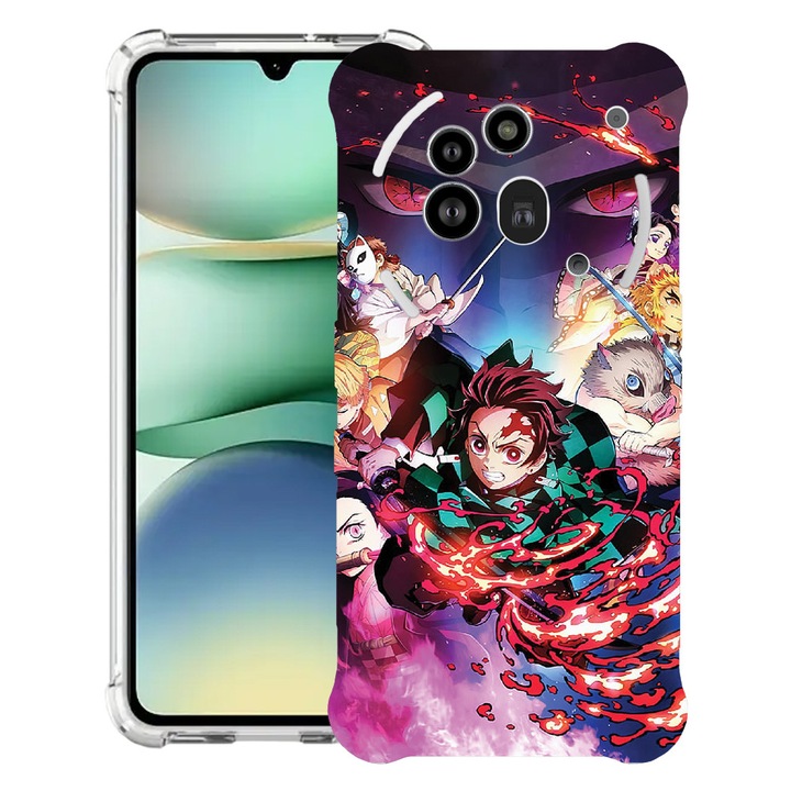 BestCase® Усилен противоударен калъф 1.5мм съвместим с Nothing Phone (3a) Pro, с дизайн D Slayer, подсилени 4 ъгъла, 3119592 AS 1701