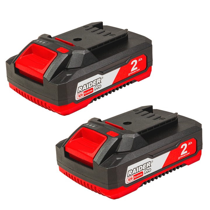 Комплект Акумулаторни Батерии Raider R20, 20V, 2x2Ah, за серията RDP-R20 System