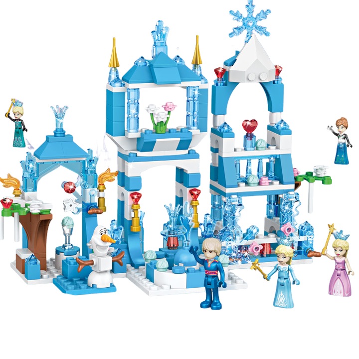 Set de constructie Copac, 504 piese, multicolor