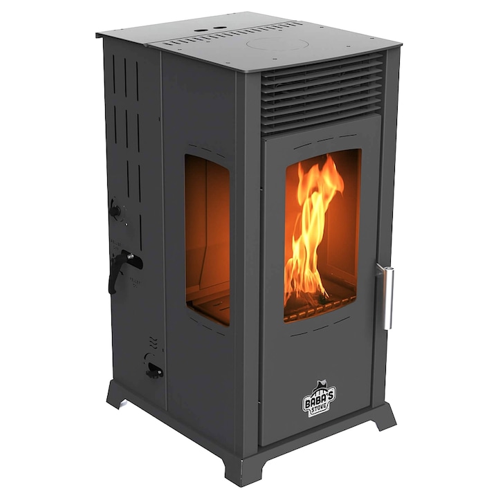 Хибридна печка на дърва и пелети Baba's ECO PLUS 8Kw