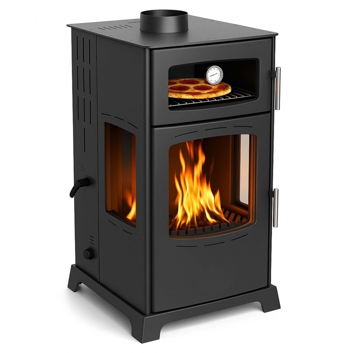 Хибридна печка на дърва и пелети Baba's GOLD PLUS 12Kw