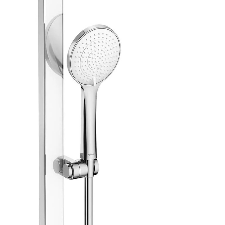 Coloana de dus Duravit, 3 functii, crom, 810 mm, set complet