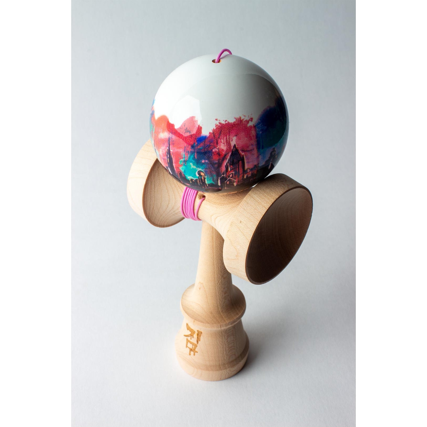 ロウジム Kendama JOSH KIM - PRO MOD - BROKEN SHAPE - Sticky Clear - eMAG.ro