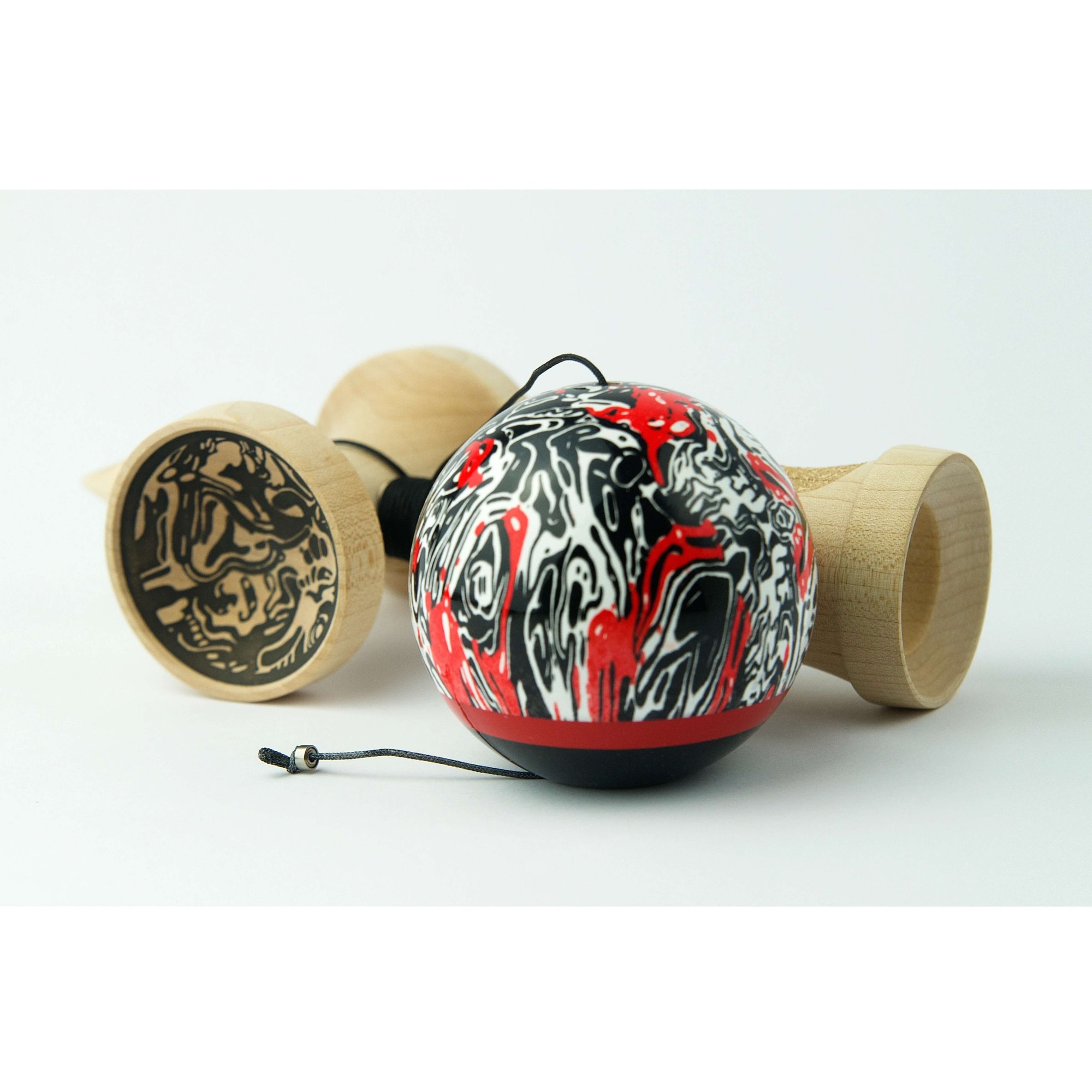 Kendama OKendama Dusk Sticky Black Tales Editie Limitata, forma