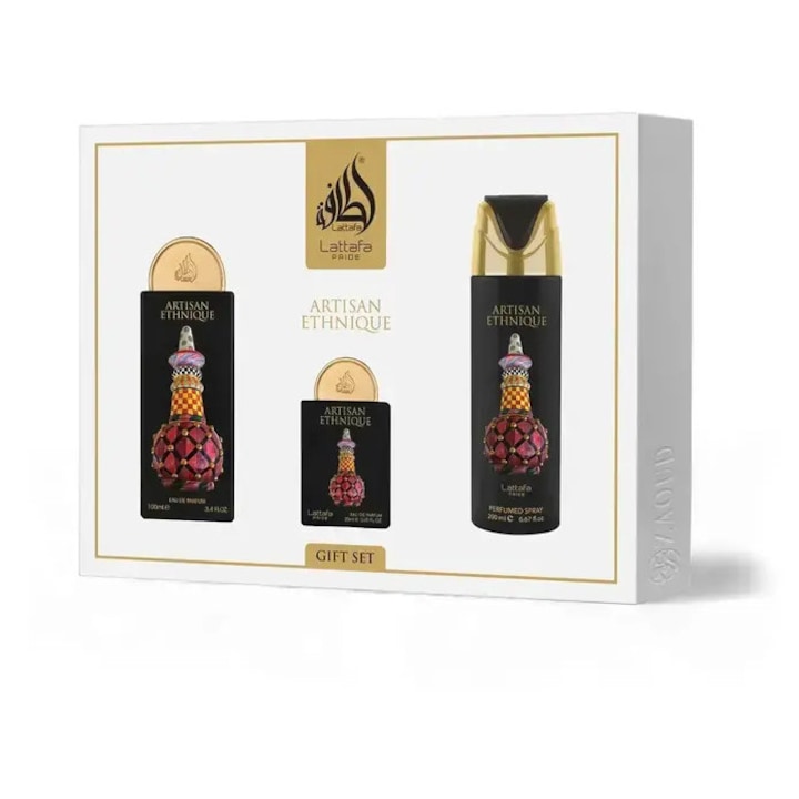 Комплект Парфюмна вода Lattafa, Pride ARTISAN ETHNIQUE, Унисекс, 100 мл