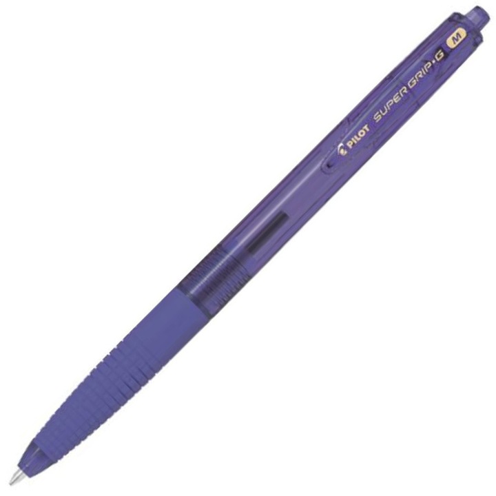 Химикалка Pilot Supergrip G 1.0 mm дебел прибиращ се връх виолетов PBPGG-8R-MV