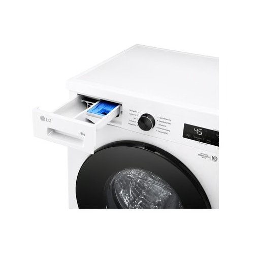 Masina de spalat rufe LG F4WB308Y, 8 kg, 1350 rpm, alb, 85x60x55 cm