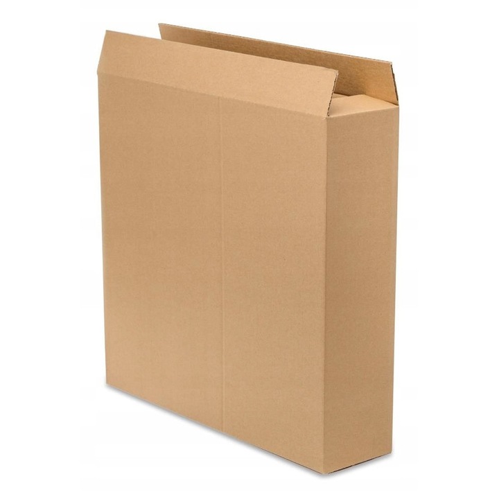 Cutie Din Carton, Neopak, Rezistenta Si Usoara Pentru Transport Si Depozitare, Ideala Pentru E-commerce, Documente Si Produse Mici, Ambalaj Sigur Si Practic, 40x40x10 cm, Maro