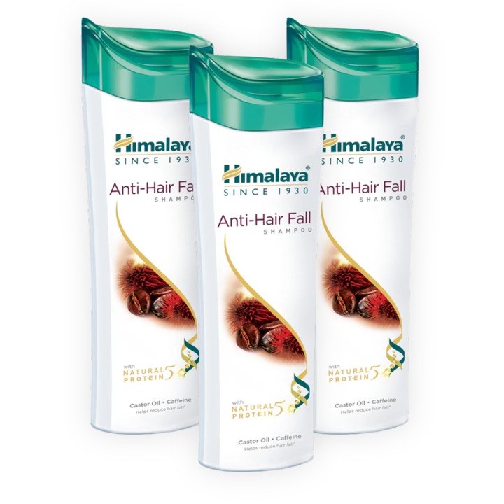 Pachet 3x Sampon Himalaya impotriva caderii parului, 3x400 ml