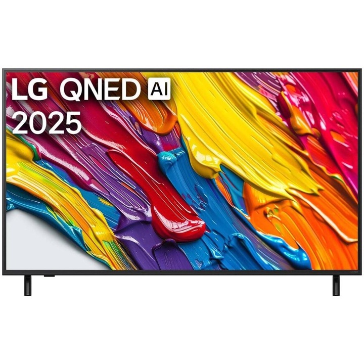 Televizor Smart TV LG 65QNED82A3B, 4K, 163cm, Negru