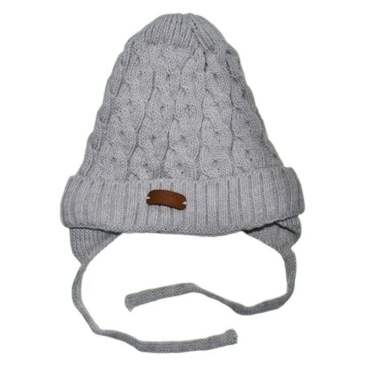 Vastag dupla sapka, gyerekeknek, Mini Junior CMJ1812G, Szürke 125583