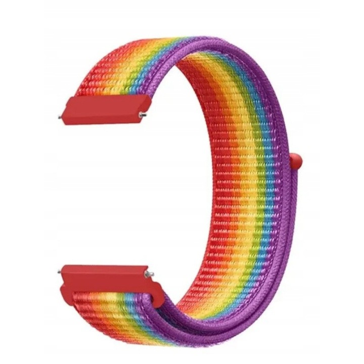 Curea pentru Smartwatch Xiaomi Watch S4 41mm, Bratara pentru toate incheieturile, prindere sigura, NylonCurcubeu