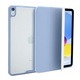 Husa flip cover Pipetto Origami No7 Tri-Folio compatibila cu iPad (A16) / iPad 2022, Light Blue