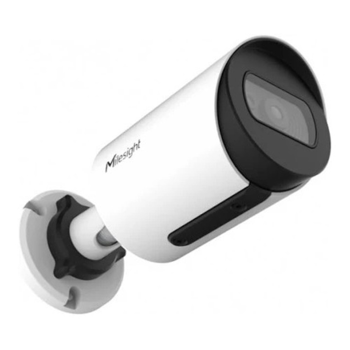 Milesight Mini Bullet IP kamera, 5MP, Vandálbiztos, 2.8mm, Szürke