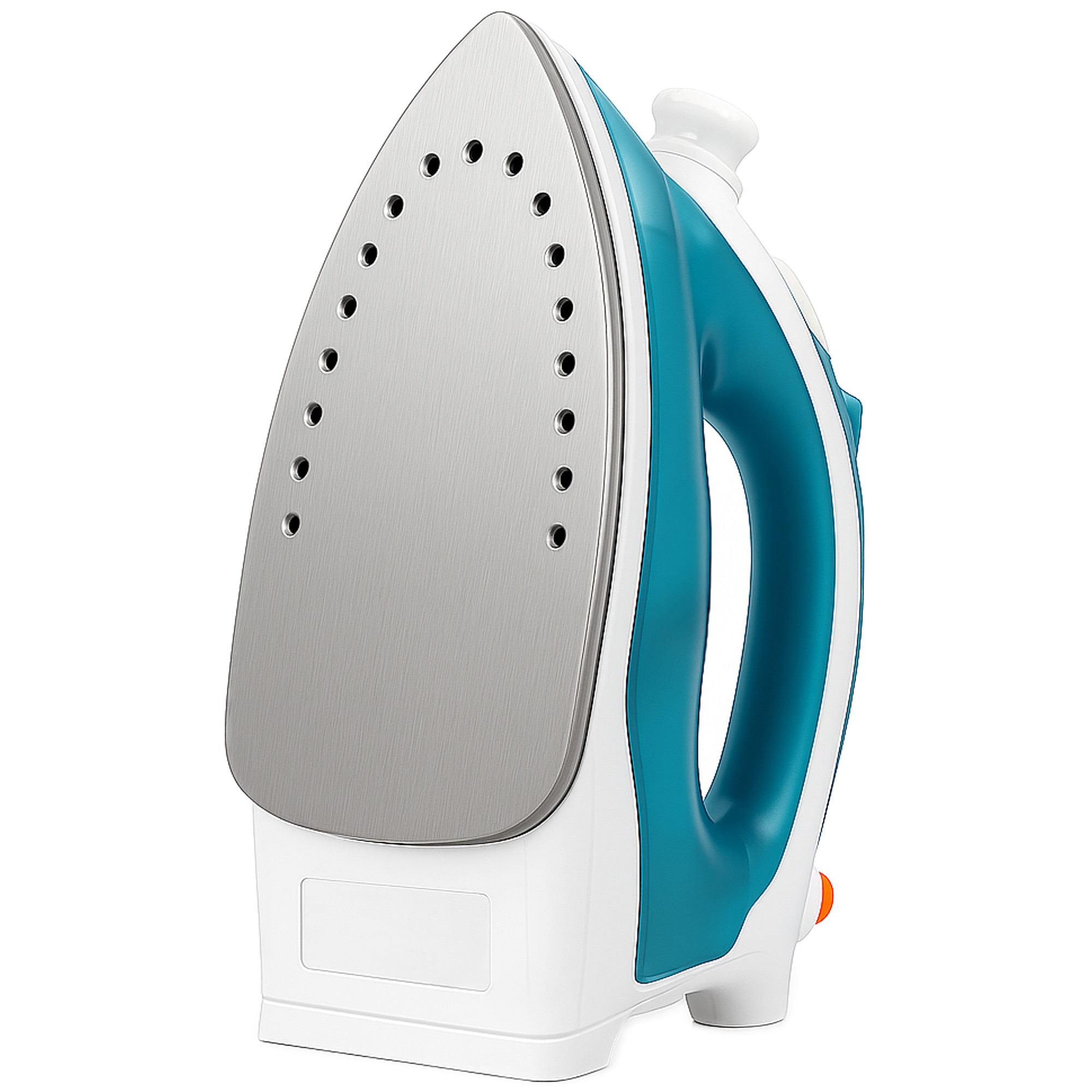 Fier de Calcat RETOO TechPro, 800W, Capacitate Rezervor 80 ml, Design Usor si Compact pentru Transport Facil, Maner Pliabil Perfect pentru Calatorii, Alb-Albastru