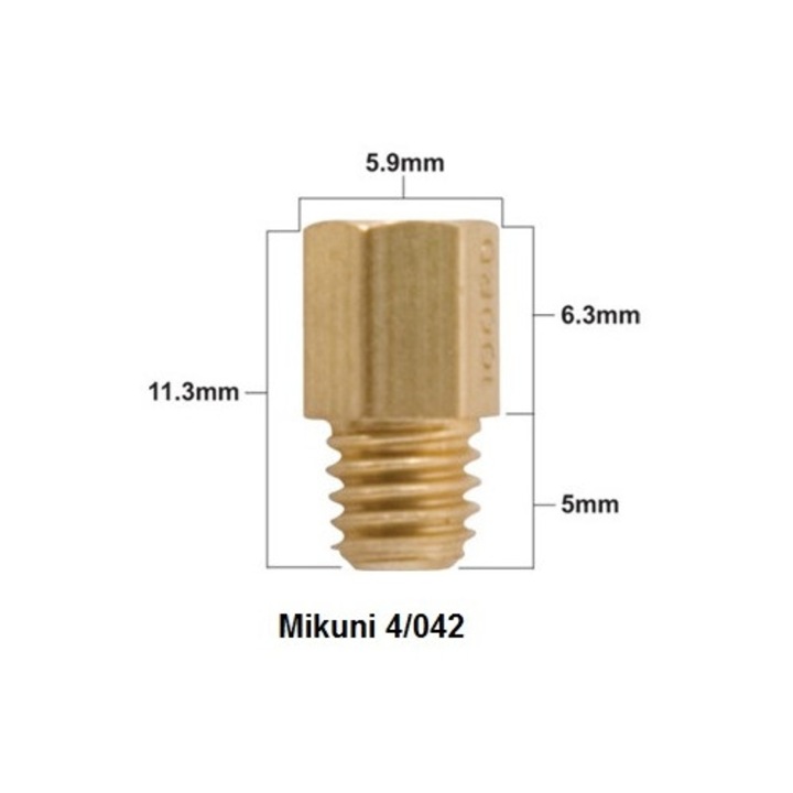 PROX ГЛАВНА ДЮЗА MIKUNI ТИП 4/042 ДИАМЕТЪР #270