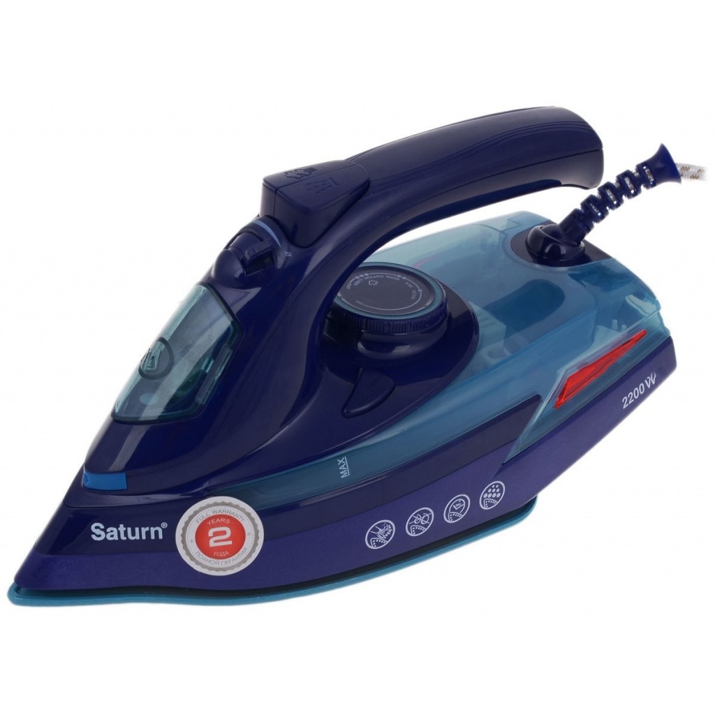 Fier de calcat Saturn ST-CC7128, 2200W, ceramica, 415ml, autocuratare, termostat