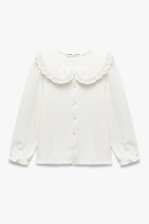 KOTON, Bluza cu guler Peter-Pan