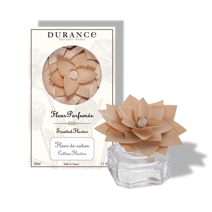 Durance, Illatos virág diffúzer 100 ml Pamutvirág / Fleur de Coton