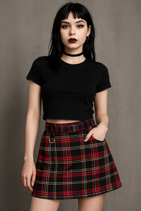 Fustă Mini, Don't call me Jennyfer, multicolor, mărime XS INTL/34 EU