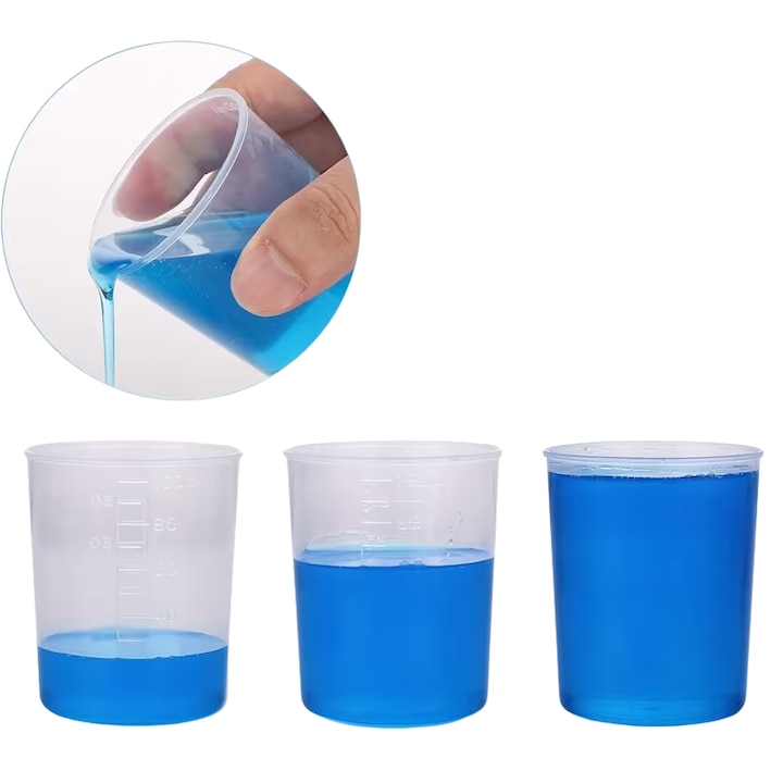 Pahar gradat pentru masurarea alimentelor, lichidelor, 100 ml, plastic