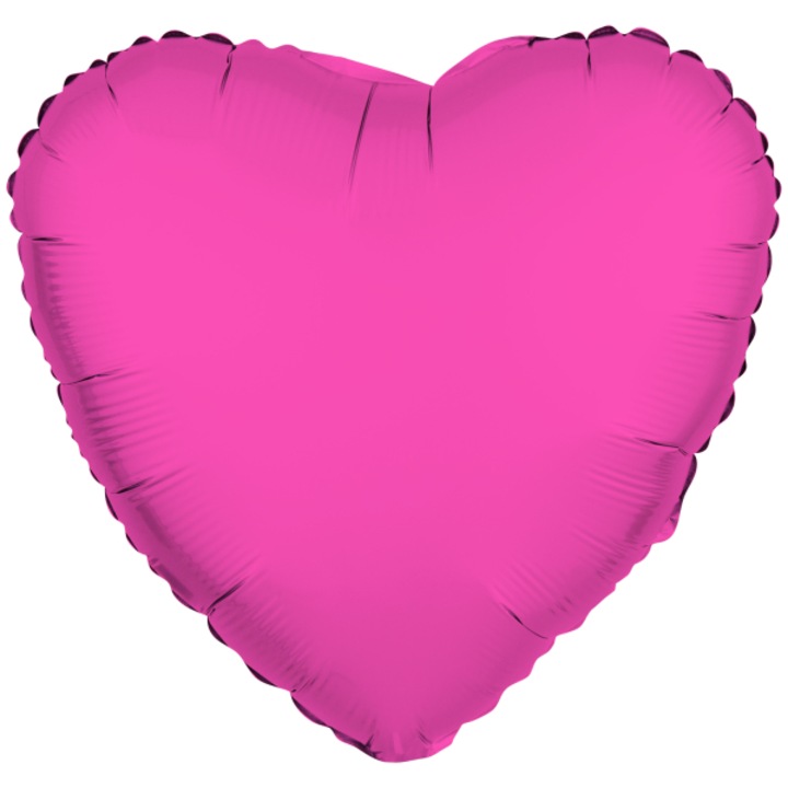 Balon Folie Inima Roz Neon 43cm R-10033-PKG