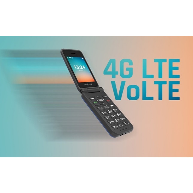 Telefon pliabil 4G Flip Flex cu meniu RO baterie 1000 mAh 6 zile fara incarcare lanterna bluetooth