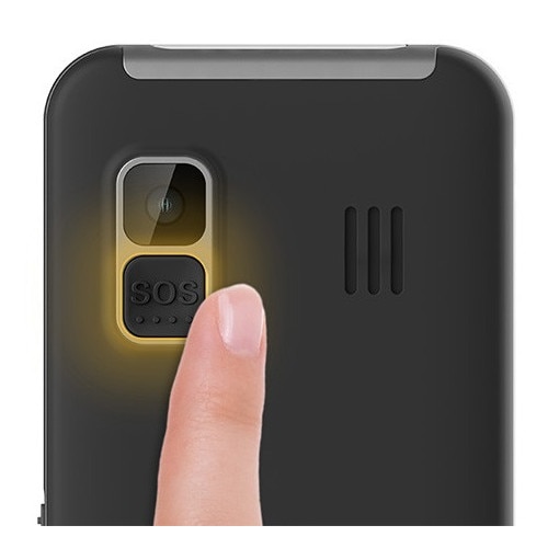 Telefon seniori alfabet braille butoane mari ecran 2.3" 2G camera foto radio FM difuzor lanterna functie SOS bluetooth Halo3 Multicolor