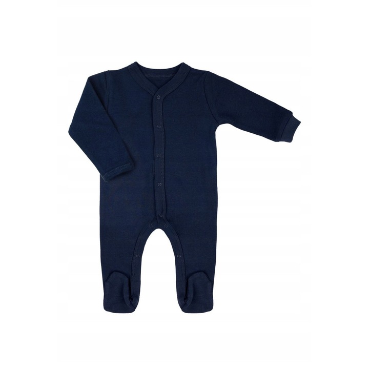 Nicol baba pizsama, pamut, hosszú ujjú, sötétkék, 48-as méret