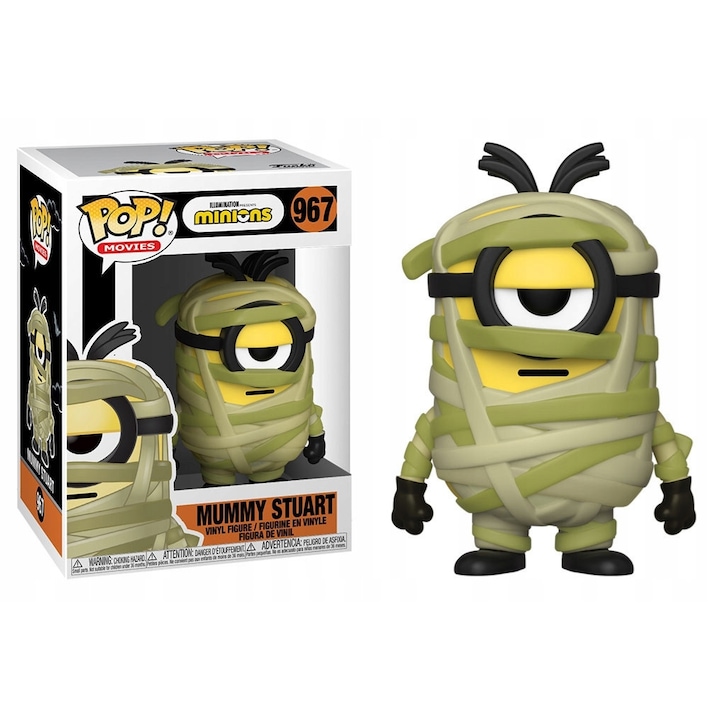 Фигурка POP! Миньони Мумия Стюарт, 9см, характерен дизайн, многоцветен