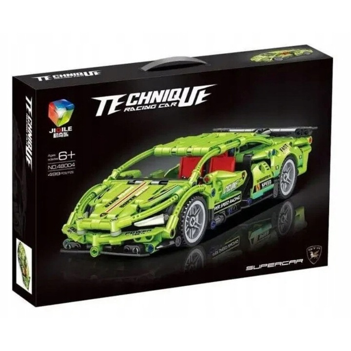 Set de constructie JIQILE McLaren GT, 1200 elemente, plastic, 6 ani +