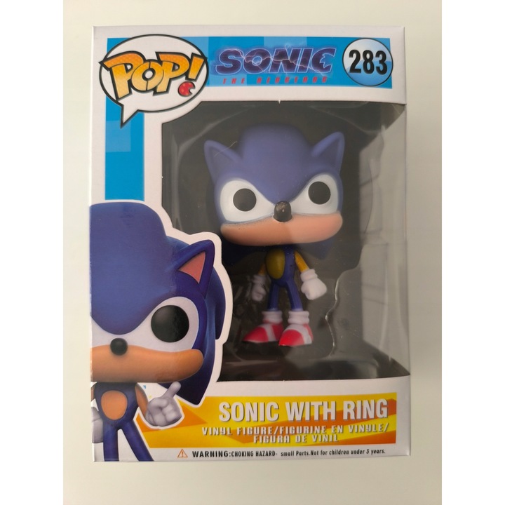 FIGURINA POP SONIC Cu Inel Cu Inel JUCARIE, CADOU, Zi de nastere, 3 ani +