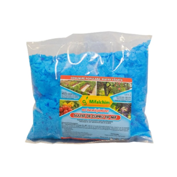 Sulfat de cupru tip MIF 500 g