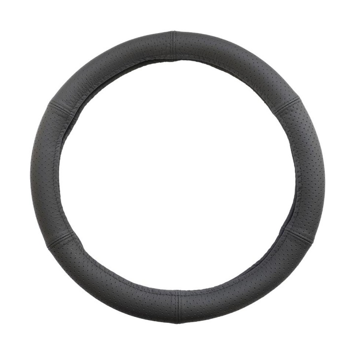 Husa Volan Umbrella Piele Ecologica Perforata - Gri, 40-42 cm